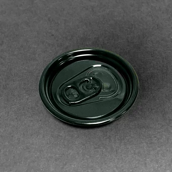 202 Black CDL/ise Ends/Lids for Standard 330/440/500ml (sleeve)